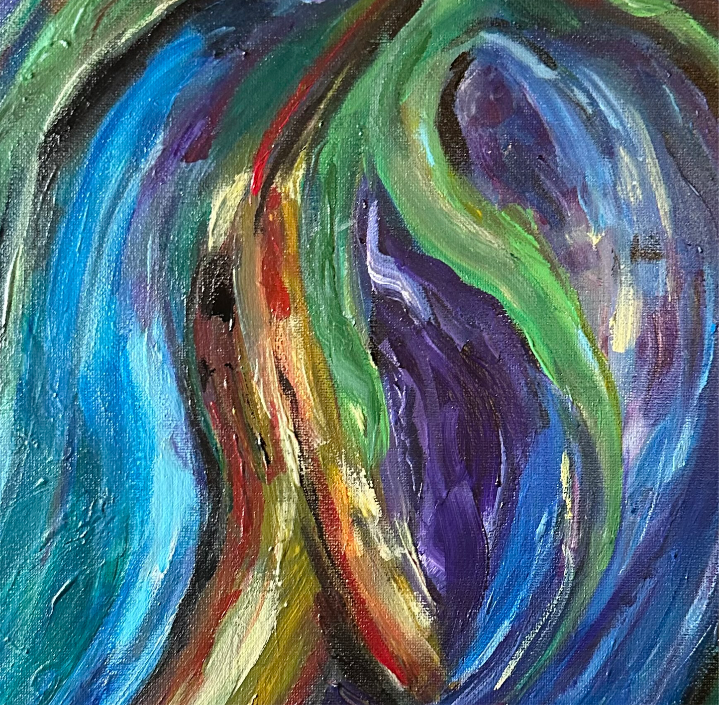 Detail of center of painting