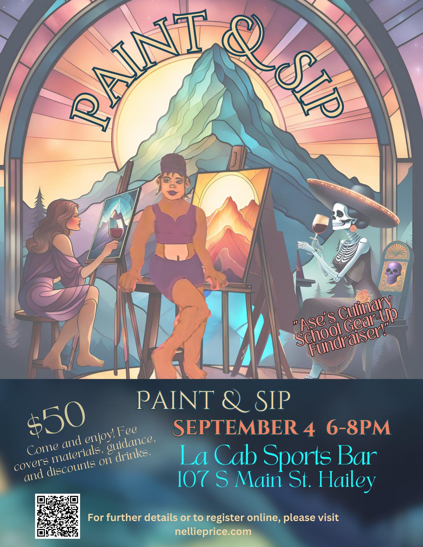 Paint & Sip 9/4/24 - La Cab Sports Bar