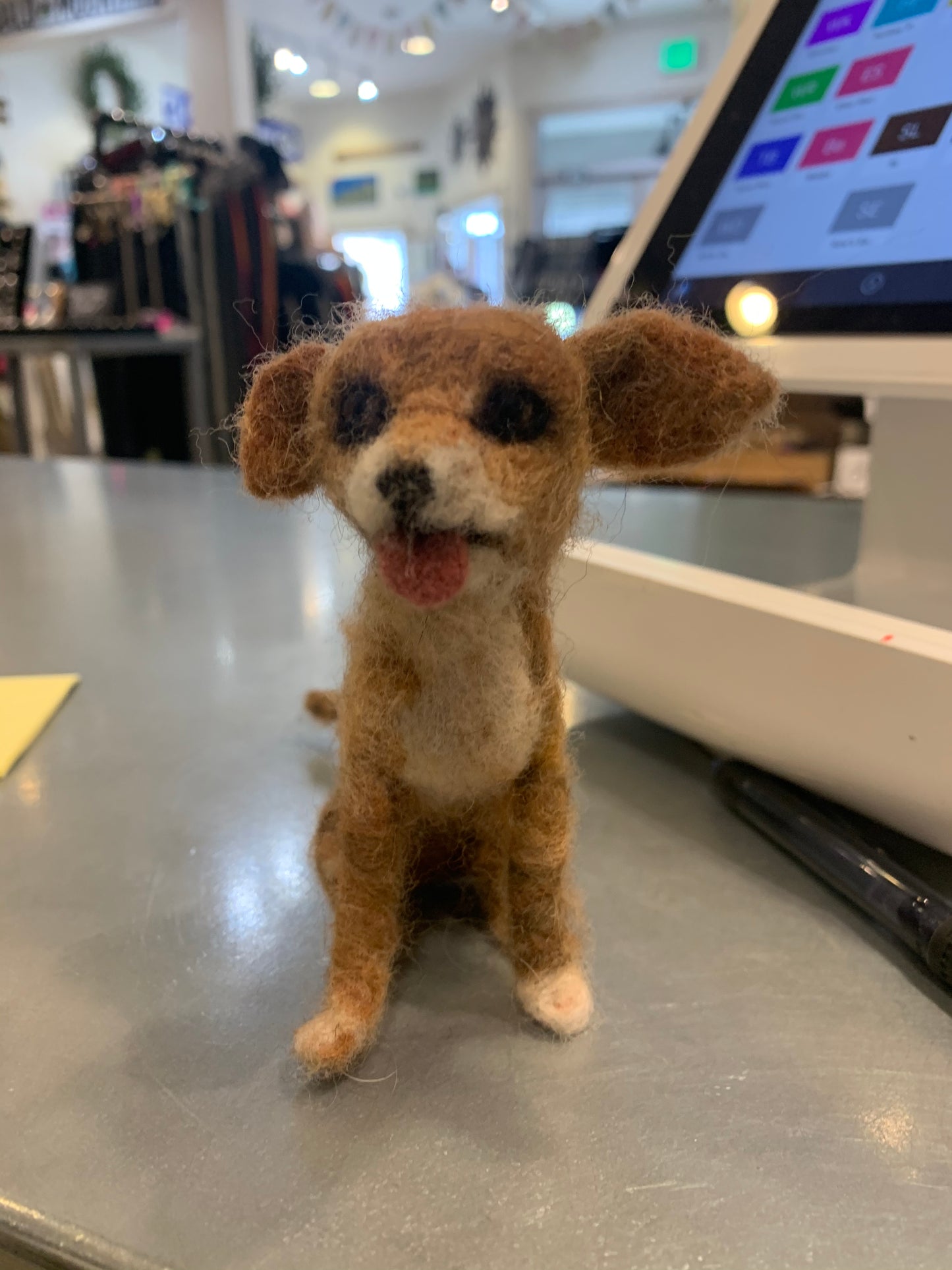 Custom Needle Felted Pet Portrait