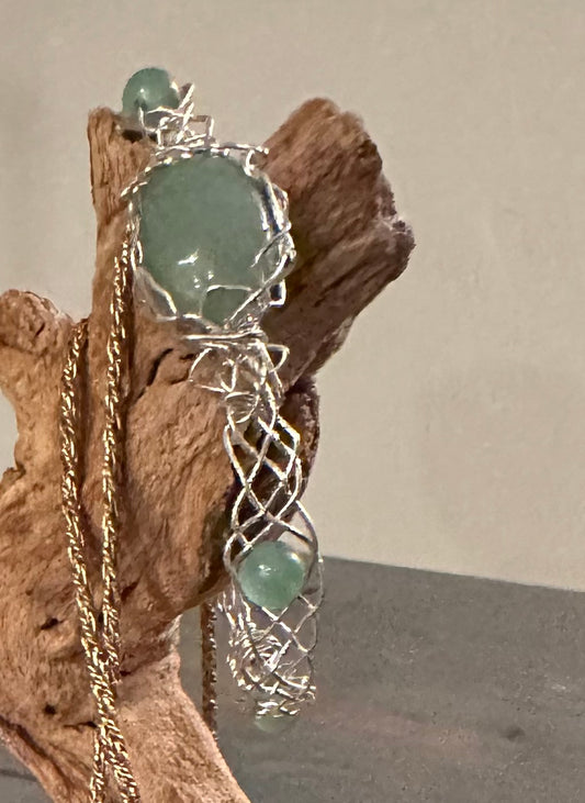 Aventurine braided bracelet