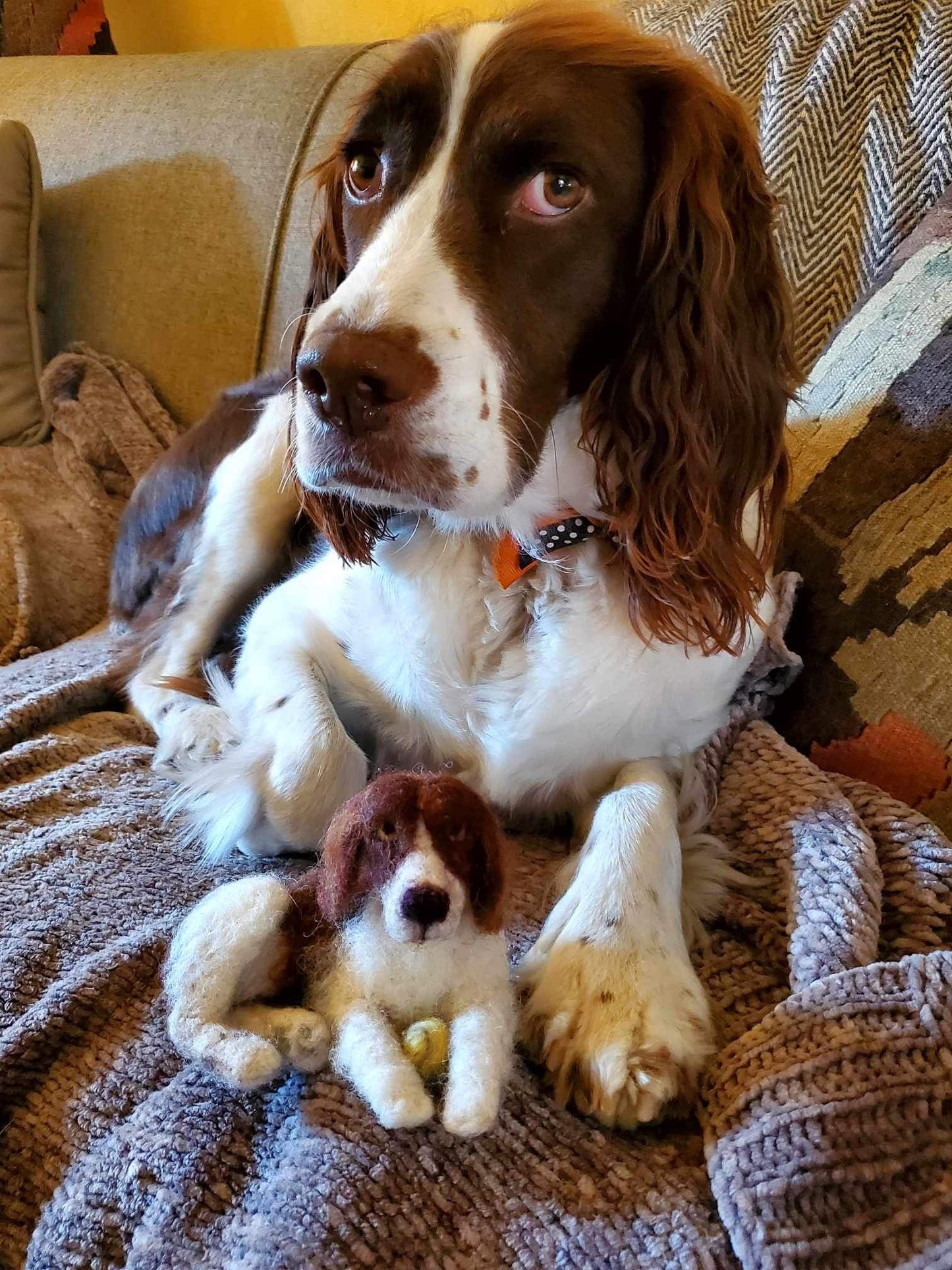 Custom Needle Felted Pet Portrait